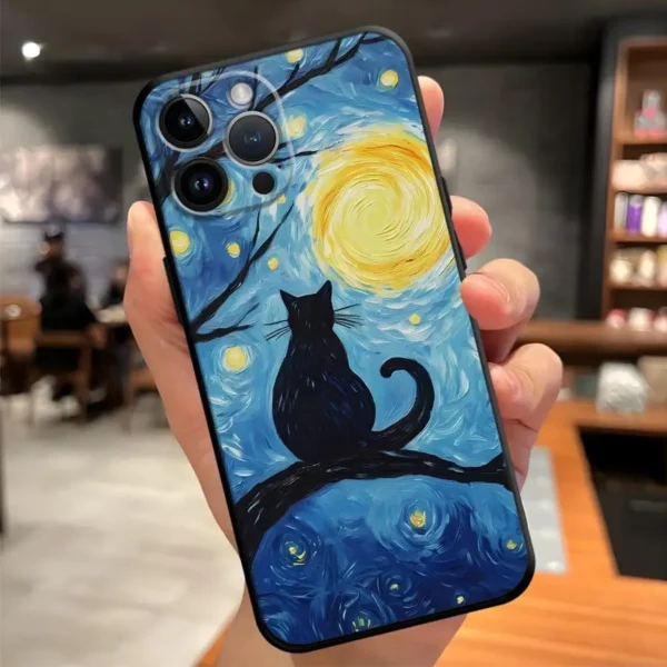 Case for iPhone 17 16 Pro Max 11 14 12 X XS XR 15 Plus SE 7 8 17Air 13 Mini Soft Back Phone Cover Van Gogh Art - Image 5
