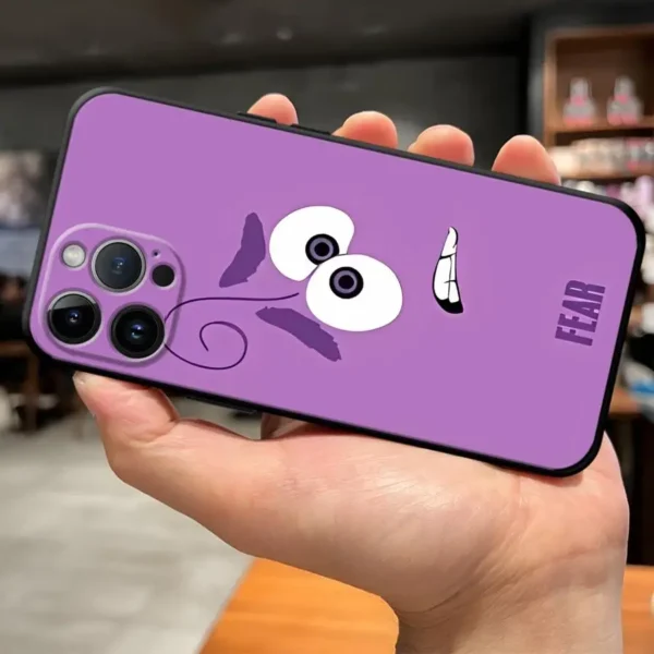 Soft Back Phone Cover Case for iPhone 15 Plus 12 14 17Air 7 8 13 Mini X XS XR 11 SE 17 16 Pro Max Disneys Inside Out - Image 5