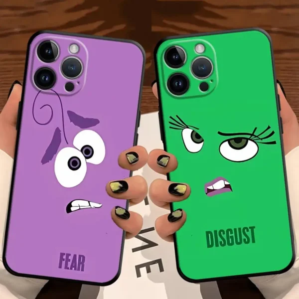 Soft Back Phone Cover Case for iPhone 15 Plus 12 14 17Air 7 8 13 Mini X XS XR 11 SE 17 16 Pro Max Disneys Inside Out - Image 4