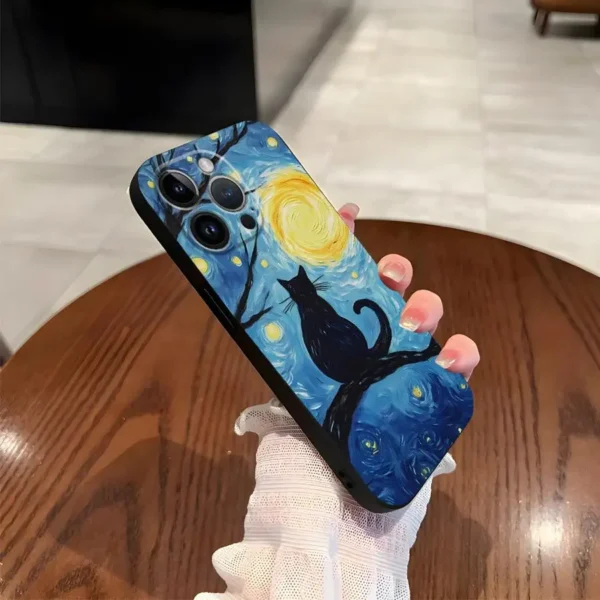Case for iPhone 17 16 Pro Max 11 14 12 X XS XR 15 Plus SE 7 8 17Air 13 Mini Soft Back Phone Cover Van Gogh Art - Image 6