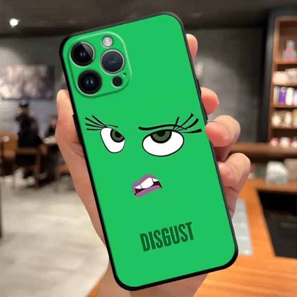 Soft Back Phone Cover Case for iPhone 15 Plus 12 14 17Air 7 8 13 Mini X XS XR 11 SE 17 16 Pro Max Disneys Inside Out - Image 9