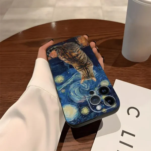 Case for iPhone 17 16 Pro Max 11 14 12 X XS XR 15 Plus SE 7 8 17Air 13 Mini Soft Back Phone Cover Van Gogh Art - Image 2