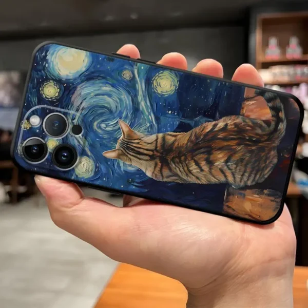 Case for iPhone 17 16 Pro Max 11 14 12 X XS XR 15 Plus SE 7 8 17Air 13 Mini Soft Back Phone Cover Van Gogh Art - Image 4