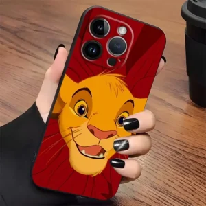 The Lion King Disney Soft Back Phone Cover Case for iPhone SE X XS XR 13 Mini 7 8 11 12 15 Plus 17Air 14 17 16 Pro Max